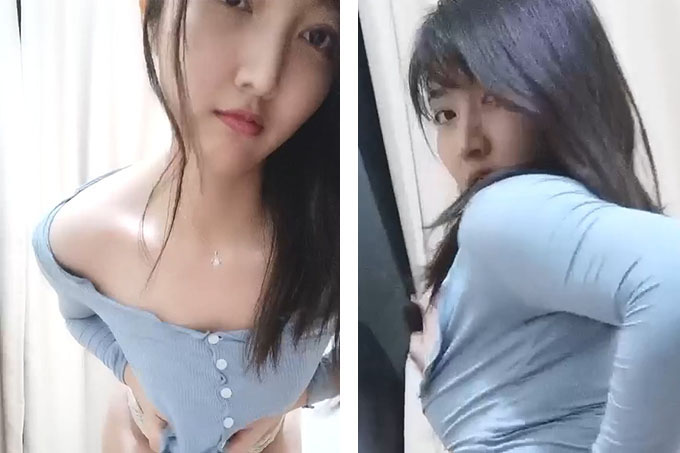 大眼美女模特身材